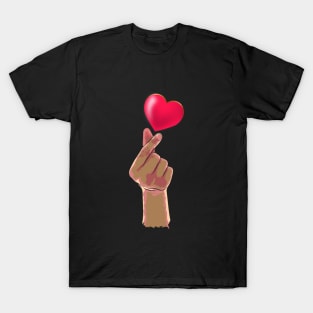 FINGER HEART T-Shirt T-Shirt